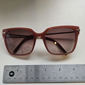 "Vela" sunglasses Warby Parker, mauve and gold color, extra large, non-rx